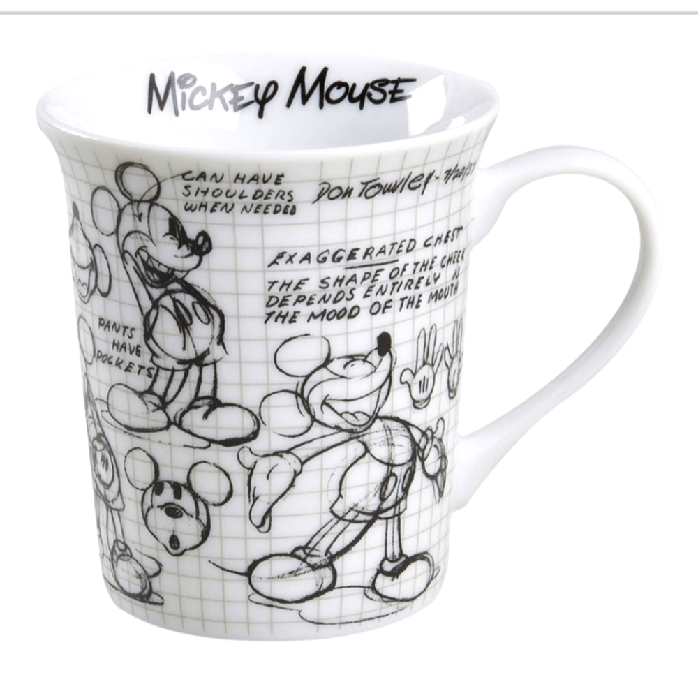 Disney MugSketch Bookby Mickey Mouse